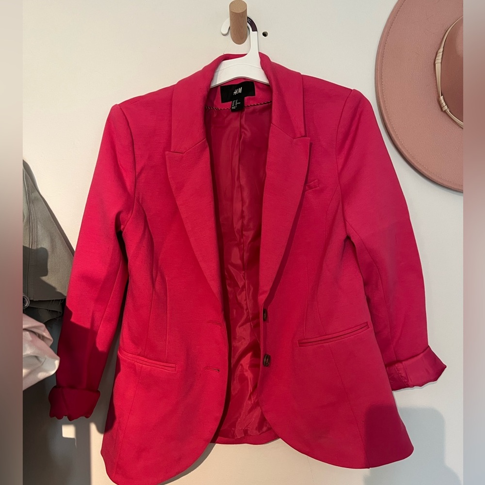 Pink blazer